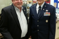 Bryan with HHS SASI Lt Col Dave Murphy