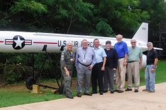 AFA Members and  Newly Painted AGM-28 Hound Dog ASM