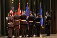 4 Color Guard Dressing the Flags